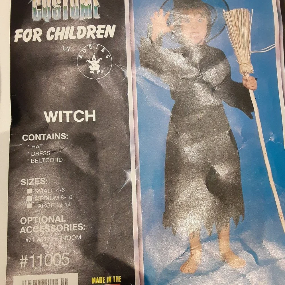 Wicked Witch with Wig Halloween costume- comes with extras